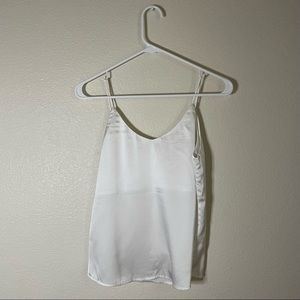 White Silk Camisole XS